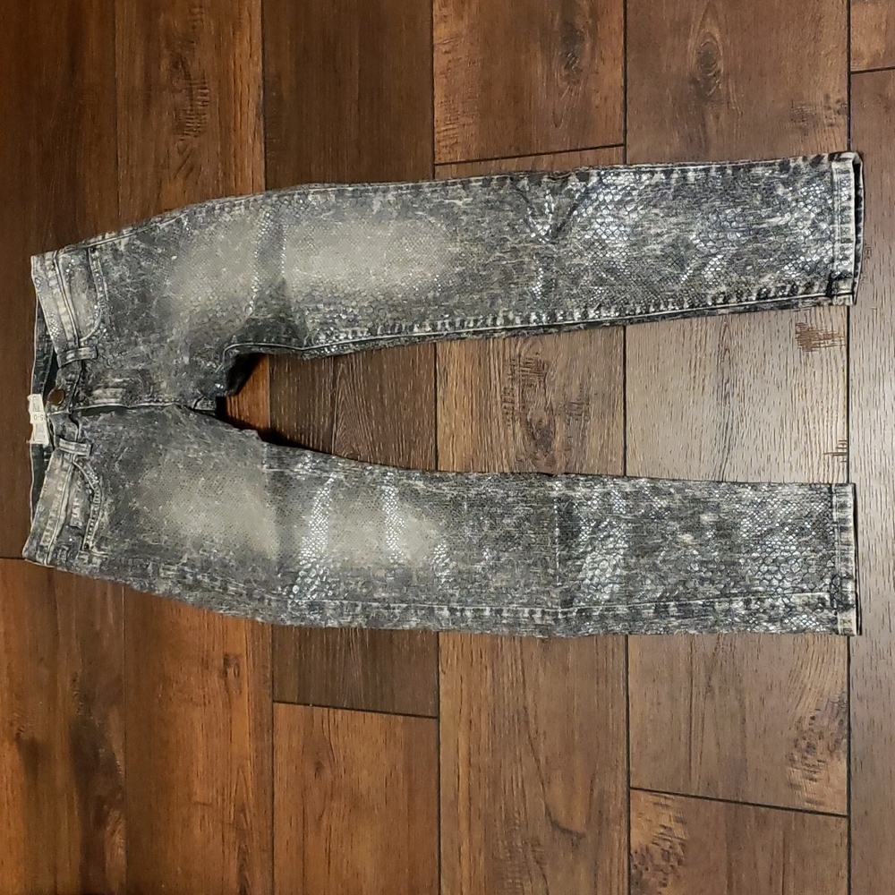 Current Elliot snake reptile print pants